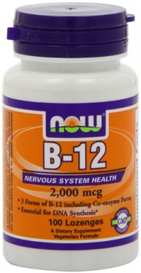 Now Foods Instant Energy B-12 2000mcg, 100-Count Now Foods Instant Energy B-12 2000mcg, 100-Count