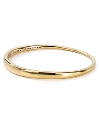 Worn alone this 18-karat gold plated Nadri bangle is simply elegant, but in a stack, it's stunning.