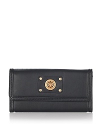 Part of the Totally Turnlock collection from MARC BY MARC JACOBS. A single turnlock lends urbane sophistication to this chic calfskin wallet. Part of the Totally Turnlock collection from MARC BY MARC JACOBS. A single turnlock lends urbane sophistication to this chic calfskin wallet.