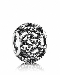 A delicately intertwined sterling silver charm adds richness and dimension to your PANDORA bracelet. A delicately intertwined sterling silver charm adds richness and dimension to your PANDORA bracelet.