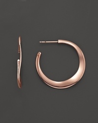 From the Rosé collection, #2 hoop earrings. Designed by Ippolita. From the Rosé collection, #2 hoop earrings. Designed by Ippolita.