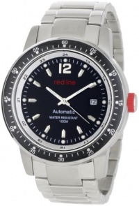 red line Men's 50013-11 Meter Collection Automatic Black Dial Stainless Steel Watch red line Men's 50013-11 Meter Collection Automatic Black Dial Stainless Steel Watch