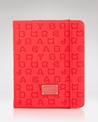This MARC BY MARC JACOBS iPad case is what dreams are made of - it's cool, practical, and splashed with a plugged in and playful logo print. This MARC BY MARC JACOBS iPad case is what dreams are made of - it's cool, practical, and splashed with a plugged in and playful logo print.