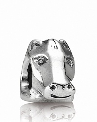 This sterling silver PANDORA horse charm exudes equine elegance. This sterling silver PANDORA horse charm exudes equine elegance.
