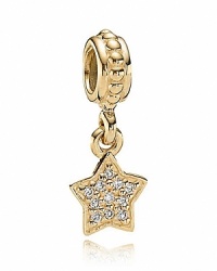 A girly and glamorous diamond pavé star charm makes a pretty addition to your PANDORA collection. A girly and glamorous diamond pavé star charm makes a pretty addition to your PANDORA collection.