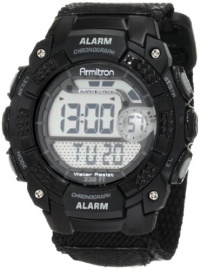 Armitron Men's 408236BLK Chronograph Black Resin Digital Sport Watch Armitron Men's 408236BLK Chronograph Black Resin Digital Sport Watch