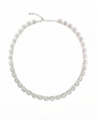 Charter Club's Heirloom Collar necklace has the regal bearing of a treasured piece of jewelry handed down from generation to generation. Crafted in silver tone mixed metal with an array of glass accents. Approximate length: 17 inches + 2-inch extender. Charter Club's Heirloom Collar necklace has the regal bearing of a treasured piece of jewelry handed down from generation to generation. Crafted in silver tone mixed metal with an array of glass accents. Approximate length: 17 inches + 2-inch extender.