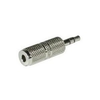 C2G / Cables to Go 40634 3.5mm Stereo Male to 3.5mm Mono Female Adapter (Metallic Silver) C2G / Cables to Go 40634 3.5mm Stereo Male to 3.5mm Mono Female Adapter (Metallic Silver)