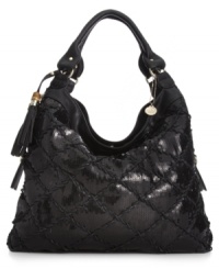 Sass with class: this shimmery siren from Big Buddha is dressed to impress. With a slouchy-chic shape and sequin-splashed exterior, its look is decidedly laid-back luxe. Sass with class: this shimmery siren from Big Buddha is dressed to impress. With a slouchy-chic shape and sequin-splashed exterior, its look is decidedly laid-back luxe.