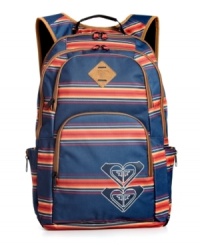 If you're on the hunt for the best backpack, you've found a winner with this colorful canvas design from Roxy. The intuitively functional design features exterior pockets and adjustable shoulder straps for effortless on-the-go style. If you're on the hunt for the best backpack, you've found a winner with this colorful canvas design from Roxy. The intuitively functional design features exterior pockets and adjustable shoulder straps for effortless on-the-go style.