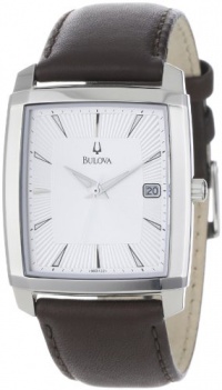 Bulova Men's 96B122 Silver Dial Strap Watch Bulova Men's 96B122 Silver Dial Strap Watch