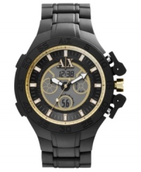 An AX Armani Exchange watch that shows that sport designs can be as stylish as they are versatile. An AX Armani Exchange watch that shows that sport designs can be as stylish as they are versatile.