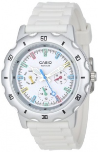 Casio Women's LTP1328-7EV Sport Classic White Analog Dial and Resin Strap Watch Casio Women's LTP1328-7EV Sport Classic White Analog Dial and Resin Strap Watch