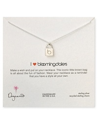 No hearts on our sleeves but we do wear a little piece of Brown Bag love on our neck, with Dogeared's delicate I Heart Bloomingdales charm necklace. No hearts on our sleeves but we do wear a little piece of Brown Bag love on our neck, with Dogeared's delicate I Heart Bloomingdales charm necklace.