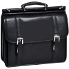 McKleinUSA SCOTTSDALE 86855C Black Flapover Double Compartment Laptop Case