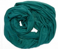 Elegant Solid Color Infinity Loop Jersey Scarf (aqua) Elegant Solid Color Infinity Loop Jersey Scarf (aqua)