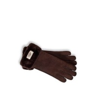 UGG Australia Women's Classic Turn Cuff Glove Gloves,Chocolate,M US UGG Australia Women's Classic Turn Cuff Glove Gloves,Chocolate,M US