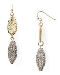 Coolly elegant. This pair of oval drop earrings from RJ Graziano is a low-effort, high-impact way to punctuate every look. Coolly elegant. This pair of oval drop earrings from RJ Graziano is a low-effort, high-impact way to punctuate every look.