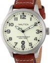 Nautica Men's N09560G BFD 101 Date Cream Dial Watch