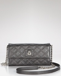 Ease the transition to evening with this quilted leather crossbody bag from Marc Jacobs. Sized to work over your shoulder or under your arm as a clutch, it's as versatile as it is luxurious. Ease the transition to evening with this quilted leather crossbody bag from Marc Jacobs. Sized to work over your shoulder or under your arm as a clutch, it's as versatile as it is luxurious.