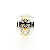 Pandora Compatible Sterling Silver Crownea Shoe Lace Charm Bead #240013 Pandora Compatible Sterling Silver Crownea Shoe Lace Charm Bead #240013