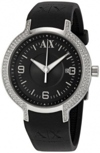 Armani Exchange Black Out Diamond Ladies Watch 5060 Armani Exchange Black Out Diamond Ladies Watch 5060
