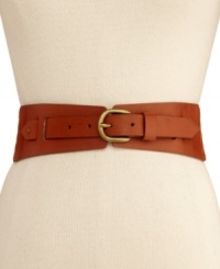 A natural choice for cinching up that perfect outfit! This American Rag stretch belt adds pure style with faux-leather tabs and crochet-work. A natural choice for cinching up that perfect outfit! This American Rag stretch belt adds pure style with faux-leather tabs and crochet-work.