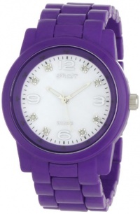 Sprout Women's ST5005MPPR Eco-Friendly Diamond Dial Purple Corn Resin Bracelet Watch Sprout Women's ST5005MPPR Eco-Friendly Diamond Dial Purple Corn Resin Bracelet Watch