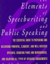 The Elements of Speechwriting and Public Speaking