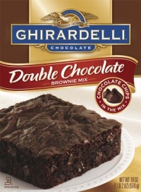 Ghirardelli Chocolate Brownie Mix, Double Chocolate, 18 Ounce Boxes (Pack of 12) Ghirardelli Chocolate Brownie Mix, Double Chocolate, 18 Ounce Boxes (Pack of 12)