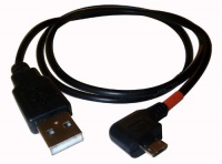 Red Band Smartphone Quick Charge Cable, USB Micro Right Angle LEFT 39 Length Red Band Smartphone Quick Charge Cable, USB Micro Right Angle LEFT 39 Length