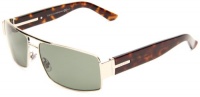 Gucci Men's 1923/S Polarized Rectangle Sunglasses,Light Gold & Dark Havana Frame/Green Polarized Lens,One Size Gucci Men's 1923/S Polarized Rectangle Sunglasses,Light Gold & Dark Havana Frame/Green Polarized Lens,One Size