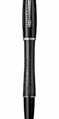 Parker Urban Premium Chiseled Medium Point Rollerball Pen, Metallic Black (1774705) Parker Urban Premium Chiseled Medium Point Rollerball Pen, Metallic Black (1774705)