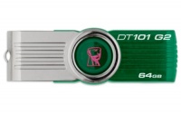 Kingston DT101G2/64GBZ 101 Gen 2 64GB DataTraveler - Green Kingston DT101G2/64GBZ 101 Gen 2 64GB DataTraveler - Green