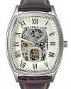 Fossil Ansel Automatic Leather Watch - Brown