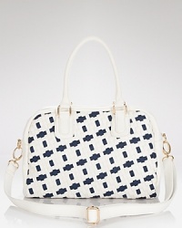 Enrich your accessories collection with this woven satchel from Cornelia Guest. Crafted to be cruelty free, it's a conscious way to tap into this season's textured trend. Enrich your accessories collection with this woven satchel from Cornelia Guest. Crafted to be cruelty free, it's a conscious way to tap into this season's textured trend.