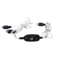 HDE USB MIDI Cable Converter PC to Music Keyboard HDE USB MIDI Cable Converter PC to Music Keyboard