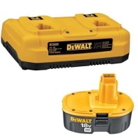 DEWALT DC9320BP 7.2-to-18-Volt NiCd/NiMH/Li-Ion 1-Hour Dual Port Charger and XRP 18-Volt Battery Combo Pack DEWALT DC9320BP 7.2-to-18-Volt NiCd/NiMH/Li-Ion 1-Hour Dual Port Charger and XRP 18-Volt Battery Combo Pack