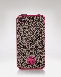 NYC label, Tory Burch brings a shot of the brand's citified look to your gadget with this print-splashed iPhone case. It's an upgrade. NYC label, Tory Burch brings a shot of the brand's citified look to your gadget with this print-splashed iPhone case. It's an upgrade.