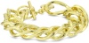 1AR by UnoAerre 18KT Gold Plated Rope Link Chain Bracelet