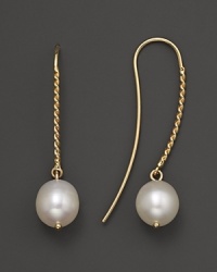 Freshwater pearls add rich luster to 14K yellow gold. Freshwater pearls add rich luster to 14K yellow gold.