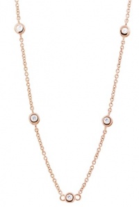 Effy Jewlery 14K Rose Gold 36 Diamond Necklace, 1.88 TCW