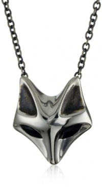 Elizabeth and James Fox Silver and Black Sapphire Pendant Necklace, 16-18 Elizabeth and James Fox Silver and Black Sapphire Pendant Necklace, 16-18