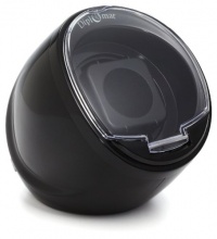 Diplomat Single Black Watch Winder with Built In IC Timer Diplomat Single Black Watch Winder with Built In IC Timer