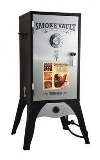 Camp Chef 18-Inch Smoke Vault Propane Box HD Steel and Stainless Door Smoker, Black Camp Chef 18-Inch Smoke Vault Propane Box HD Steel and Stainless Door Smoker, Black