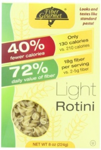 FiberGourmet Light Rotini, 8-Ounce Boxes (Pack of 6) FiberGourmet Light Rotini, 8-Ounce Boxes (Pack of 6)