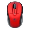 Logitech V220 Cordless Notebook Mouse - Red