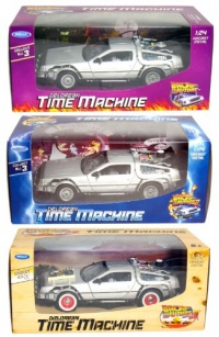 Collect All 3! Back to The Future 1-2-3, DeLorean Time Machine. Collect All 3! Back to The Future 1-2-3, DeLorean Time Machine.