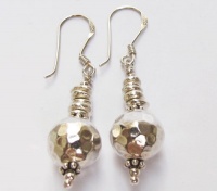  Fashion Earring From Thai Hill Tribe Silver 99.5 Beautiful Karen Tradition Earring Size = 10 MM. x 40 MM. Weight = 6.70 Gram