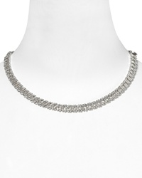 Prime for prestigious occasions, Nadri's pavé cubic zirconia necklace delivers elegant shine to your neckline. Wear the shimmering strand to standout all night long. Prime for prestigious occasions, Nadri's pavé cubic zirconia necklace delivers elegant shine to your neckline. Wear the shimmering strand to standout all night long.